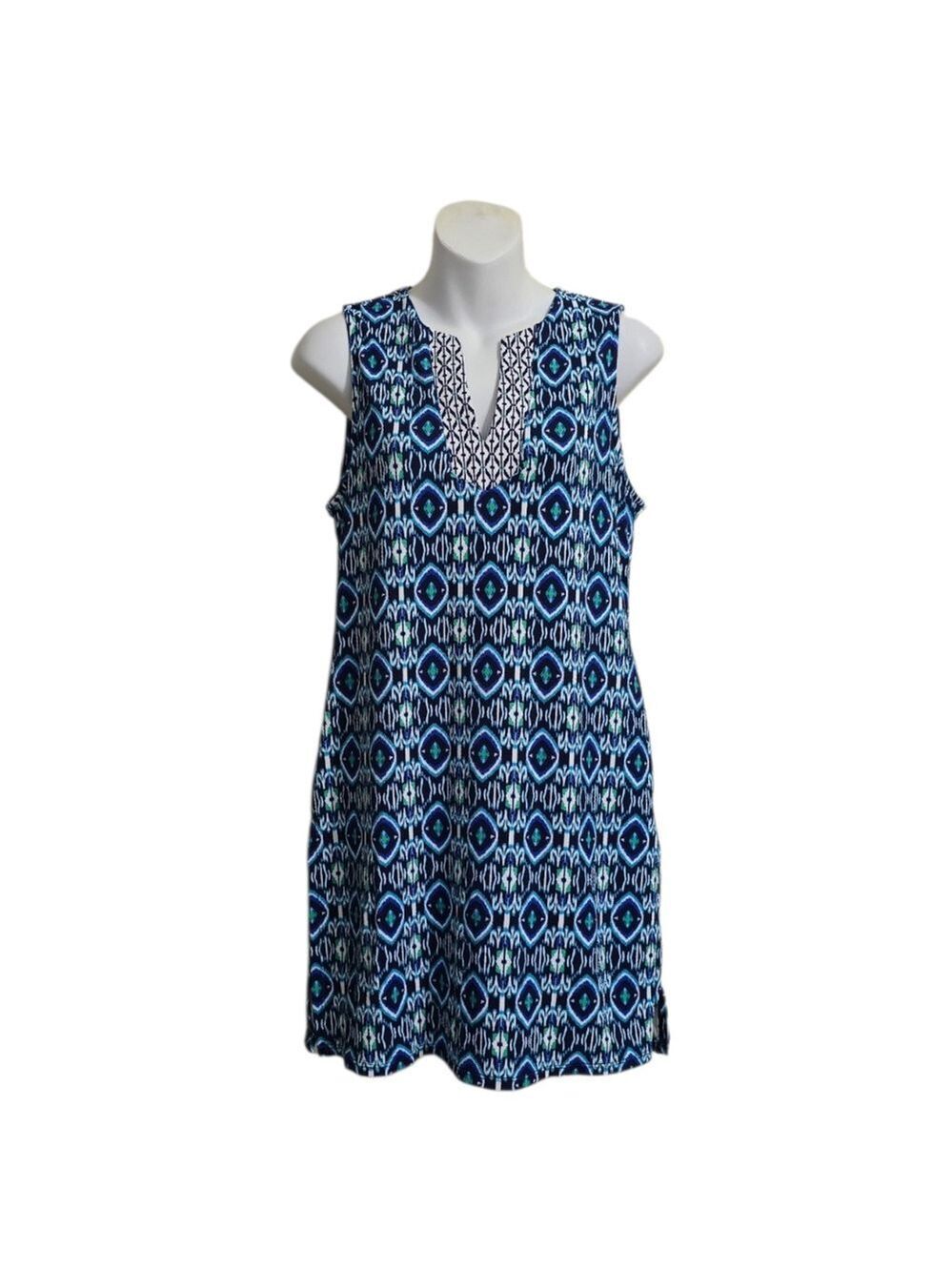 Tommy Bahama Island Cays Ikat Romper In Beaming Blue Sz XS NWT